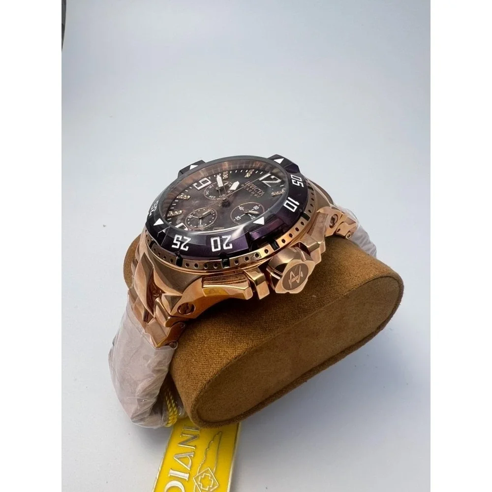 #W017 Invicta Reserve Excursion 33347 Swiss Quartz Diamond 50mm Men's Watch